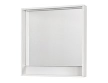 Зеркало для ванной Акватон Капри 80 белый глянец