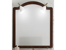 Зеркало для ванной Opadiris Виктория 90 светлый орех