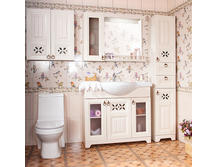 Мебель для ванной Бриклаер Кантри 105 дуб прованс/бежевый