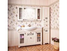 Мебель для ванной Бриклаер Кантри 120 дуб прованс/бежевый
