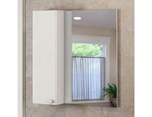 Зеркало для ванной Comforty Неаполь 80 белый глянец