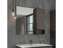Зеркало для ванной Comforty Франкфурт 90 дуб шоколадно-коричневый