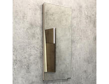 Зеркало для ванной Comforty Асти 40 дуб темно-коричневый