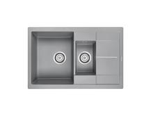 Кухонная мойка Paulmark Feste PM237850-GRM серый металлик