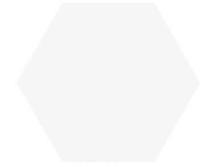 Настенная плитка Vitra Miniworx Гексагон Белый Матовый 21x24 K945261