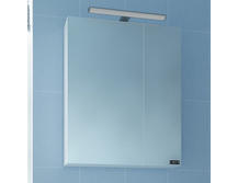 Зеркальный шкаф для ванной СанТа Стандарт 60 с подсветкой