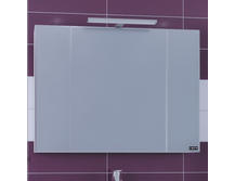 Зеркальный шкаф для ванной СанТа Стандарт 100 трельяж фацет, с подсветкой