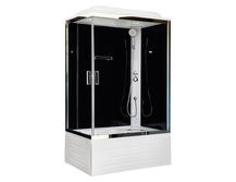 Душевая кабина Royal Bath RB8120BP5-BT-CH-R черное/прозрачное