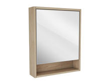 Зеркальный шкаф для ванной OWL Eland 55 дуб сонома