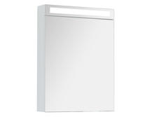 Зеркальный шкаф для ванной Dreja Max 60 белый глянец