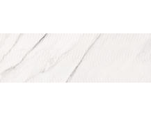 Настенная плитка Meissen Carrara Chic Рельеф Шеврон Белый 29x89