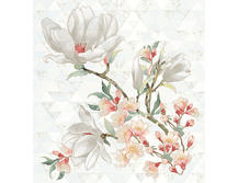 Панно Kerlife Primavera Magnolia Bianco (3шт) 75,3x70,9
