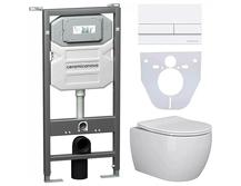 Унитаз с инсталляцией Ceramicanova Play CN3001_1002W_1000