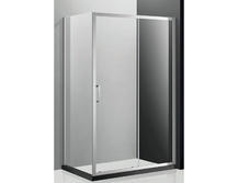 Душевой уголок Cezares Molveno AH11 150/100 C Cr IV прозрачное стекло, профиль хром