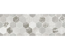 Декор LB-Ceramics Гексацемент Светло-Серый 20х60