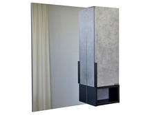 Зеркальный шкаф для ванной Comforty Франкфурт 73 00-00011079 бетон светлый