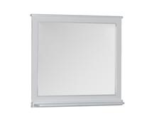 Зеркало для ванной Aquanet Валенса 110 белое каркалет/серебро