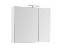 Зеркальный шкаф для ванной Aquanet Йорк 100 белый глянец