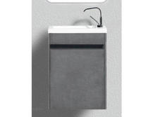 Тумба с раковиной BelBagno Pietra Mini-400-1A-SO-SCM-R Stucco Cemento