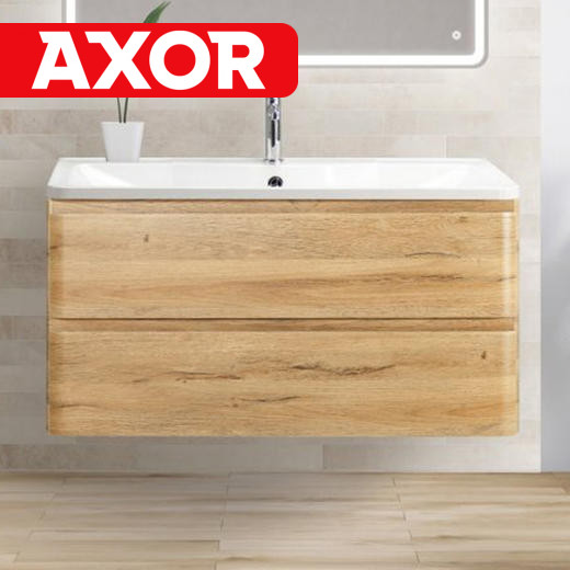 Тумба с раковиной BelBagno Albano 900-2C-SO-RR Rovere Rustico 39687₽