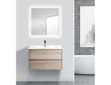 Мебель для ванной BelBagno Kraft 800-2C-SO-RGB Rovere Galifax Bianco