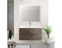 Мебель для ванной Belbagno Acqua 1000-2C-SO-RNG Rovere Nature Grigio