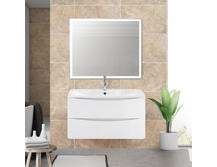 Мебель для ванной BelBagno Acqua 900-2C-SO-BL Bianco Lucido