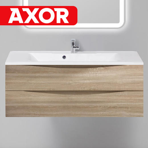 Тумба с раковиной BelBagno Marino 1200-2C-SO-WO-P Rovere Bianco 42599₽