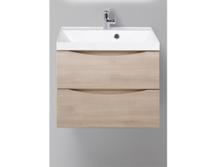 Тумба с раковиной BelBagno Marino 600-2C-SO-RG-P Rovere Grigio