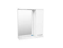 Зеркальный шкаф для ванной Viant Милан 60 Белый