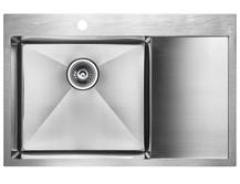 Кухонная мойка Paulmark Atlan Edge PM777851-BSL брашированная сталь
