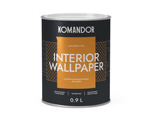 Краска для обоев Komandor Interior Wallpaper A S1306001001 матовая 0,9 л