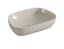 Раковина Vitra Outline Recycled 63х42 7993B066-0016 матовый тауп