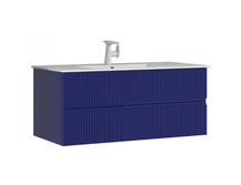 Тумба с раковиной Orka Moonlight 120 5001504 синий матовый