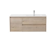 Тумба под раковину BelBagno Kraft 100 KRAFT-1000-2C-1A-SO-RGB-R Rovere Galifax Bianco правая