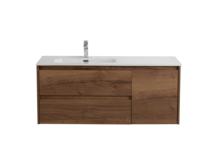 Тумба с раковиной BelBagno Kraft 100 KRAFT-1000-2C-1A-SO-RT-L Rovere Tabacco левая