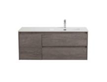 Тумба с раковиной BelBagno Kraft 100 KRAFT-1000-2C-1A-SO-CG-R Cemento Grigio правая