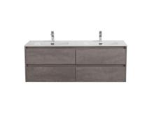 Тумба с раковиной BelBagno Kraft 120 KRAFT-1200-4C-SO-2-CG Cemento Grigio