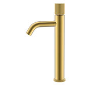 Смеситель для раковины Boheme Stick 122-MG.3 Matt Gold c ручкой Linea