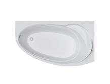 Акриловая ванна Creto Juliya 160x95 правая на каркасе