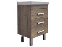 Тумба с раковиной Comforty Никосия 50Н 00-00018024CF дуб темный