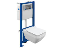 Унитаз с инсталляцией Cersanit Crea Square Co Dpl Eo Slim 63997