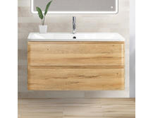 Тумба с раковиной BelBagno Albano 900-2C-SO-RR Rovere Rustico