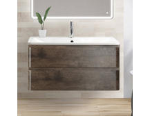 Тумба с раковиной Belbagno Albano 1000-2C-SO-RNG Rovere Nature Grigio