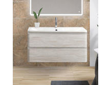 Тумба с раковиной Belbagno Albano 900-2C-SO-RVB Rovere Vintage Bianco