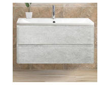 Тумба с раковиной Belbagno Albano 800-2C-SO-CVG Cemento Verona Grigio