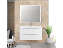 Мебель для ванной BelBagno Acqua 800-2C-SO-BL Bianco Lucido