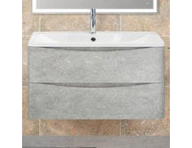 Тумба с раковиной Belbagno Acqua 1000-2C-SO-CVG Cemento Verona Grigio