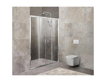 Душевая дверь BelBagno Unique BF-2-150/180-P-Cr