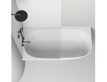 Ванна из литьевого мрамора Salini Sofia Corner 170х85 102525M левая матовая